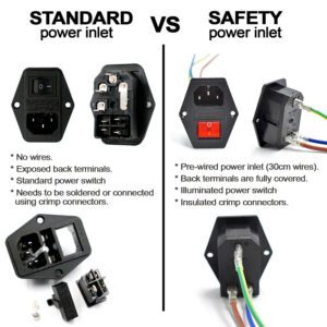 standard vs safety power inlet