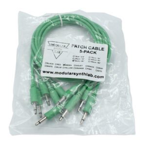 Eurorack Patch Cable_Green_9-150cm_Modular Synth Lab