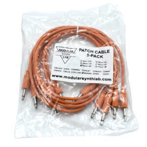 Eurorack Patch Cable_Orange_9-150cm_Modular Synth Lab
