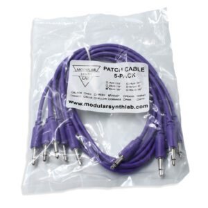 Eurorack Patch Cable_Violet_9-150cm_Modular Synth Lab