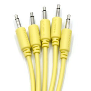 Eurorack Patch Cable_Yellow_9-150cm_Modular Synth Lab