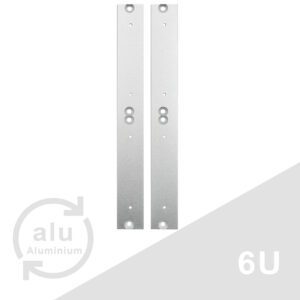 6U Eurorack Side Brackets Aluminium